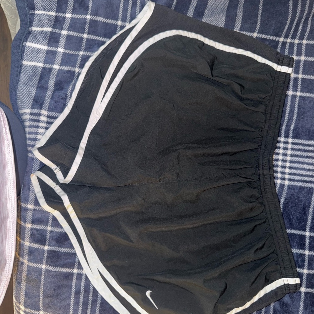 Nike Black and White Athletic Shorts